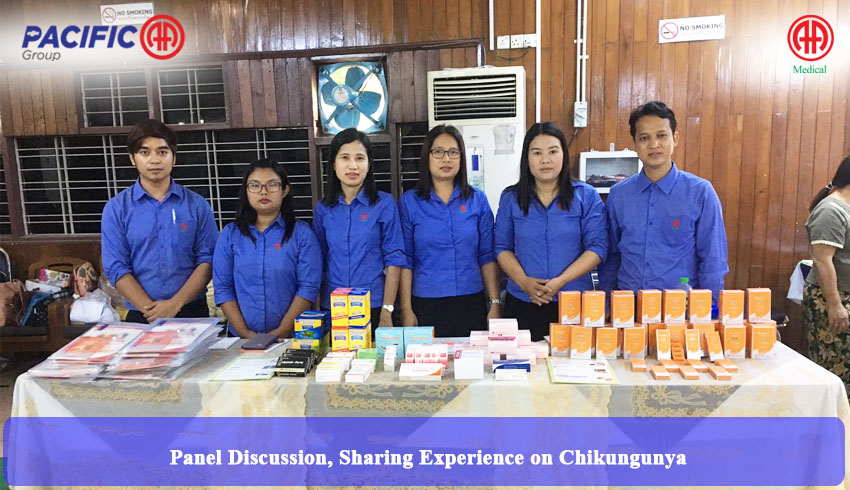 Particiation and supporting the Panel Discussion, Sharing Experience on Chikungunya which organized by Myanmar Medical Association