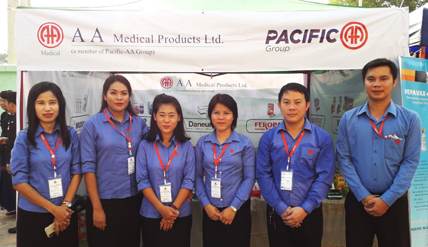 Contribution to the booth display of the 4th Myanmar Medical Conference, organized by Myanmar Medical Association (Hpa An)