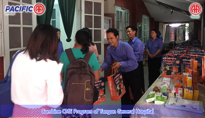 AA Medical Products Ltd, Pacific-AA Group supported and participated the combine CME program of Yangon General Hospital