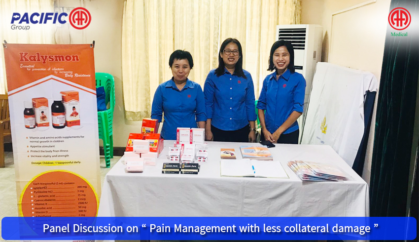 AA Medical Products Ltd , Pacific-AA Group supported and participated the " Panel Discussion on Pain Management with less collateral damage " program