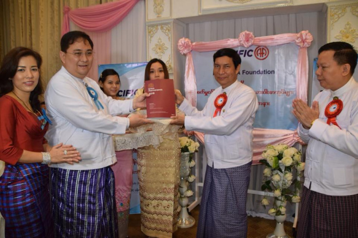 Pacific-AA Foundation Donation to Myanmar's Pharmaceutical Industry