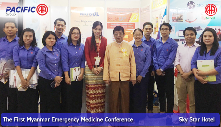 AA Medical Products Ltd and Pacific-AA Group participated as an exhibitor in The First Myanmar Emergency Medicine Conference